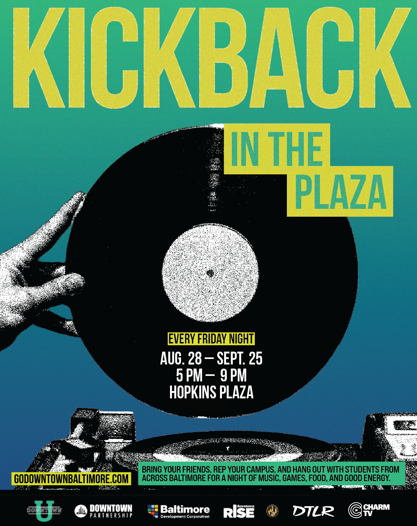 Kickback in the Plaza Vinyl Record